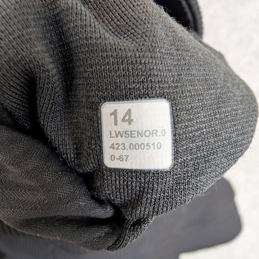 Lululemon Dance Studio Pants Womens 14 Black Mid Rise Full Length Unlined W5ENOR - Picture 5 of 10
